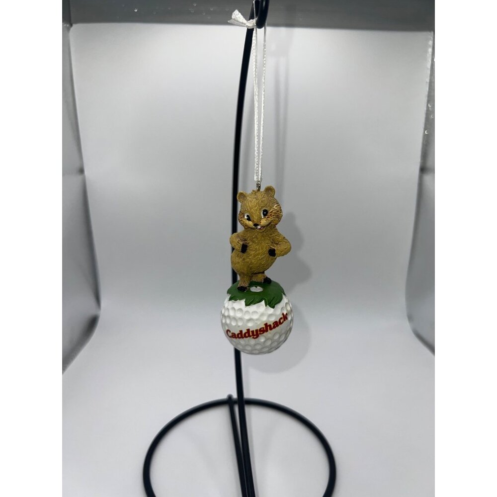 Caddyshack The Movie Gopher On Gold Ball Christmas Ornament Classic Funny Movies